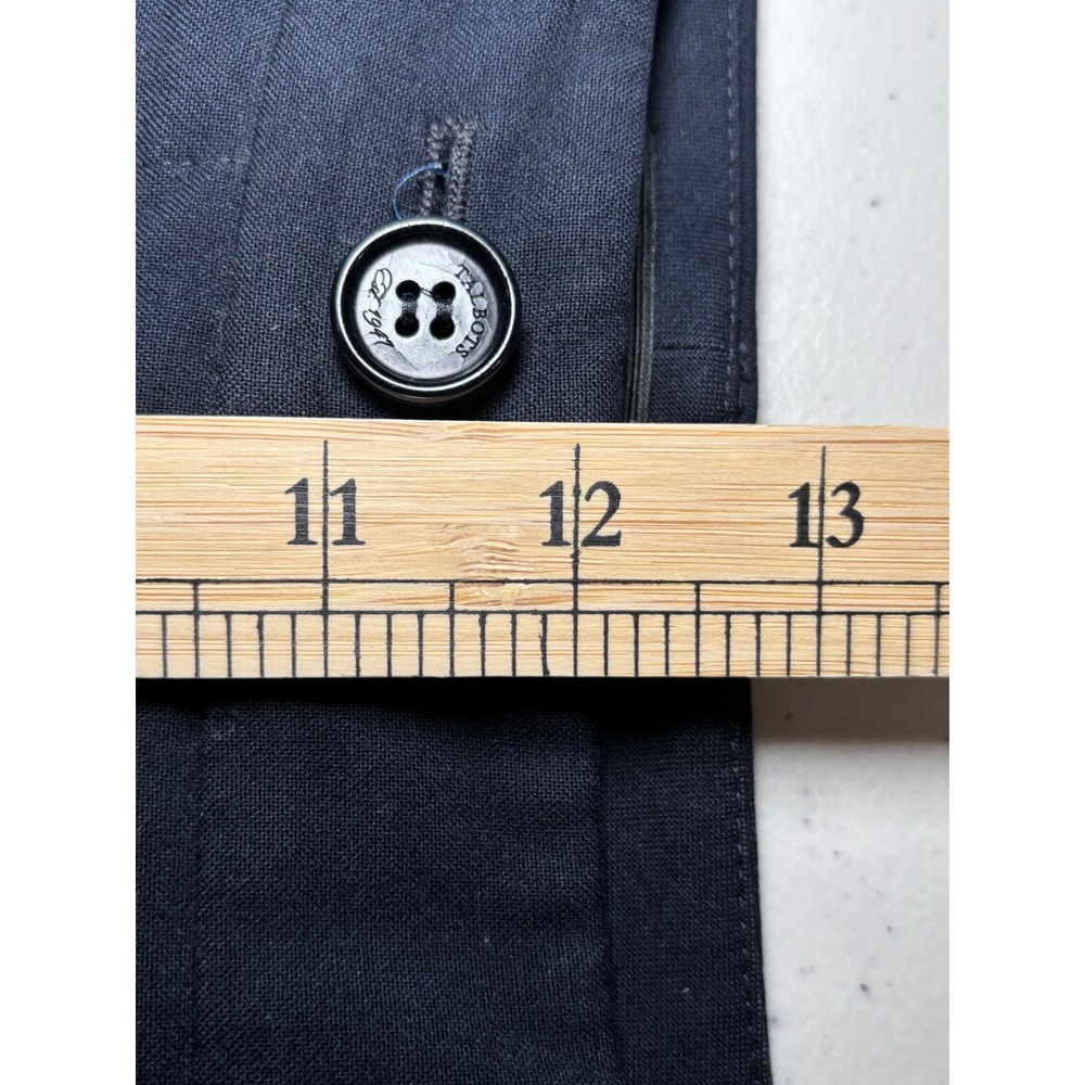 Talbots Heritage Wide Leg‎ Black Pants 16 Plus Interview Office Professional - Picture 8 of 10